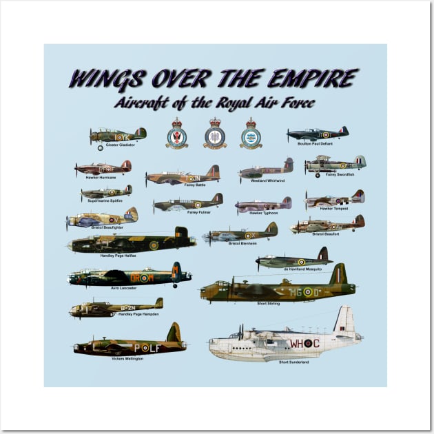 Wings over the Empire Wall Art by MilMerchant